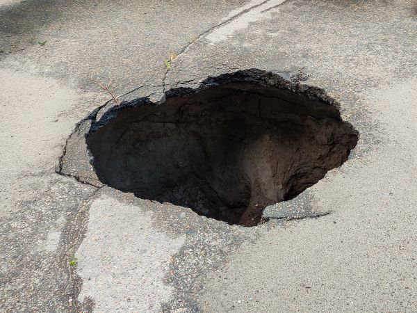 Sinkhole Repair in Moorhead