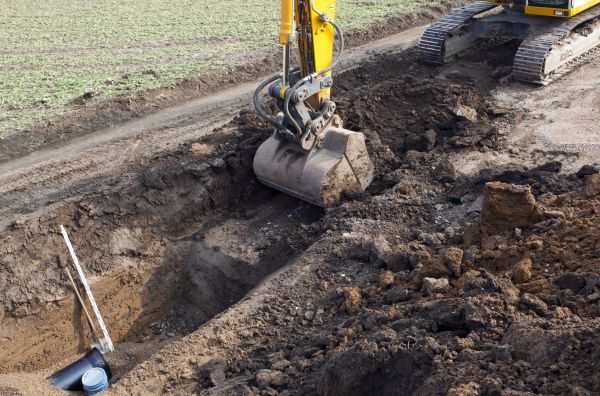 Backhoe Trenching in Moorhead
