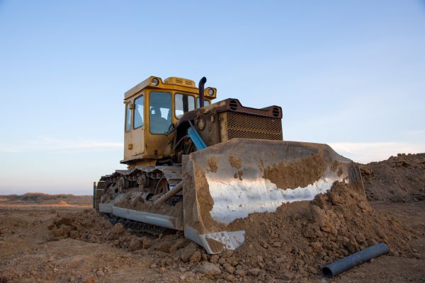 Bulldozer Land Grading in Moorhead