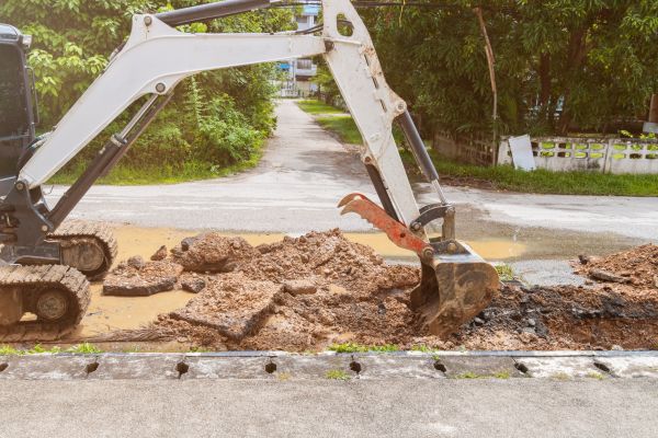 Cost of Water Line Excavation in Moorhead