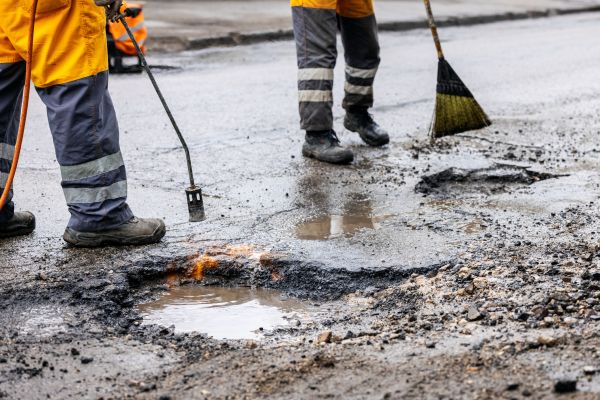 Gravel Pothole Repair in Moorhead