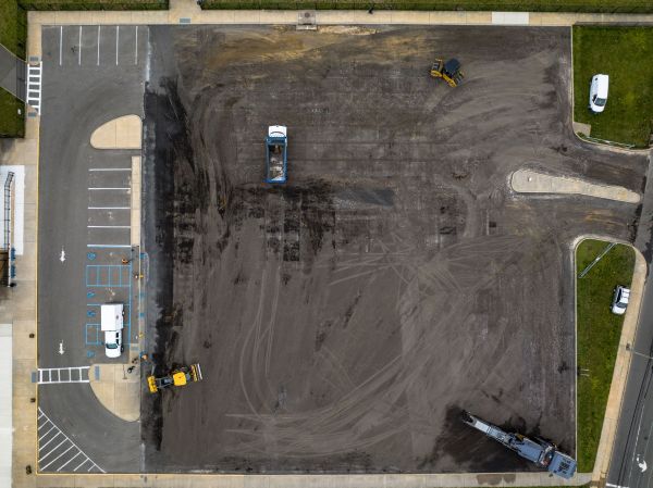 Parking Lot Excavation in Moorhead