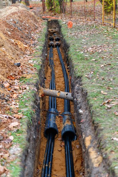Electrical Line Excavation in Moorhead