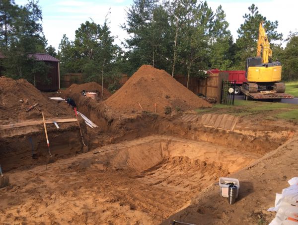 Pool Site Excavation in Moorhead